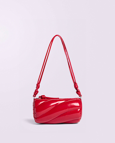 Mella Vinyl Mini Bag Red