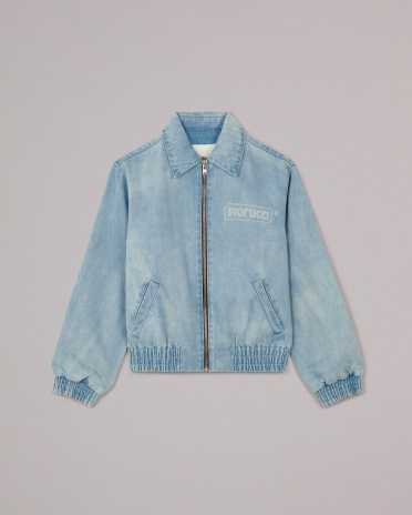 Fiorucci Laser Monogram Denim Jacket