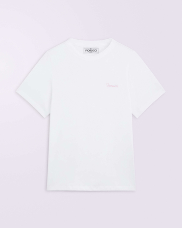 Cursive Logo T-Shirt White