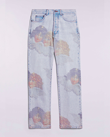 Angels Straight Fit Jeans Bleach Blue