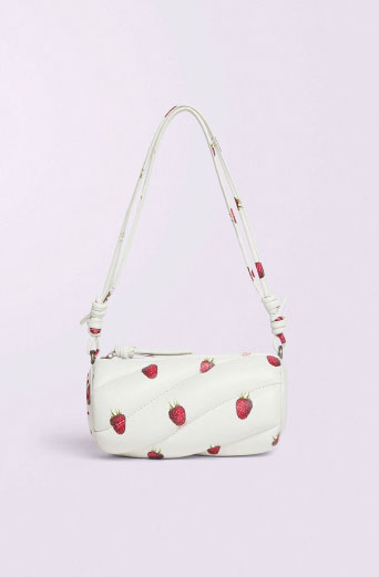 Mella Leather Mini Bag White