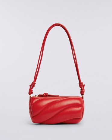 Mella Leather Mini Bag Red