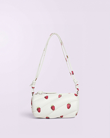 Mella Leather Mini Bag White