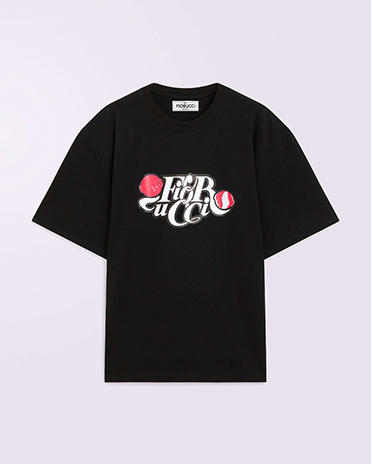 Unisex Lollipop Logo T-Shirt Black