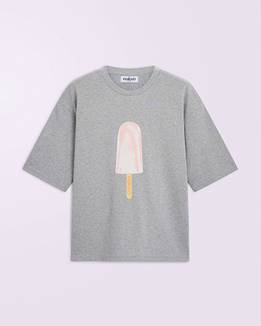 Popsicle Graphic T-Shirt Grey