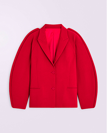 Puff Blazer Red