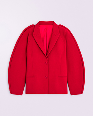 Puff Blazer Red