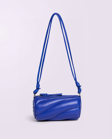 Mella Leather Micro Bag Blue